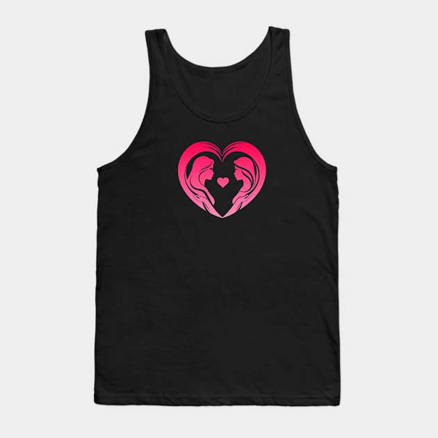 Lost in you - I Love My Valentine Tank Top by Orento